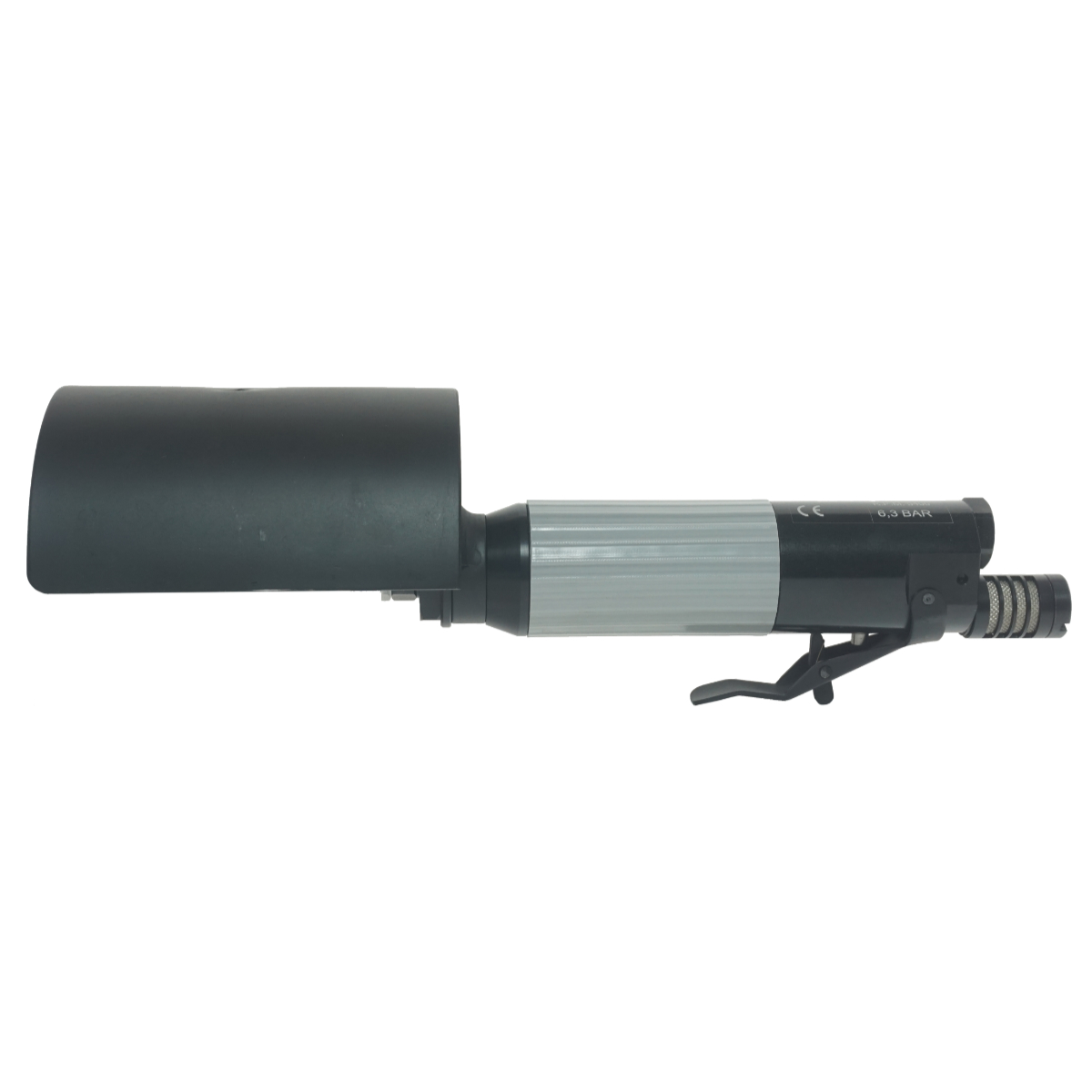 Druckluft-Bürstwerkzeug GX30/30-1 und GX30/54-1 mit Schutzhaube schwarz