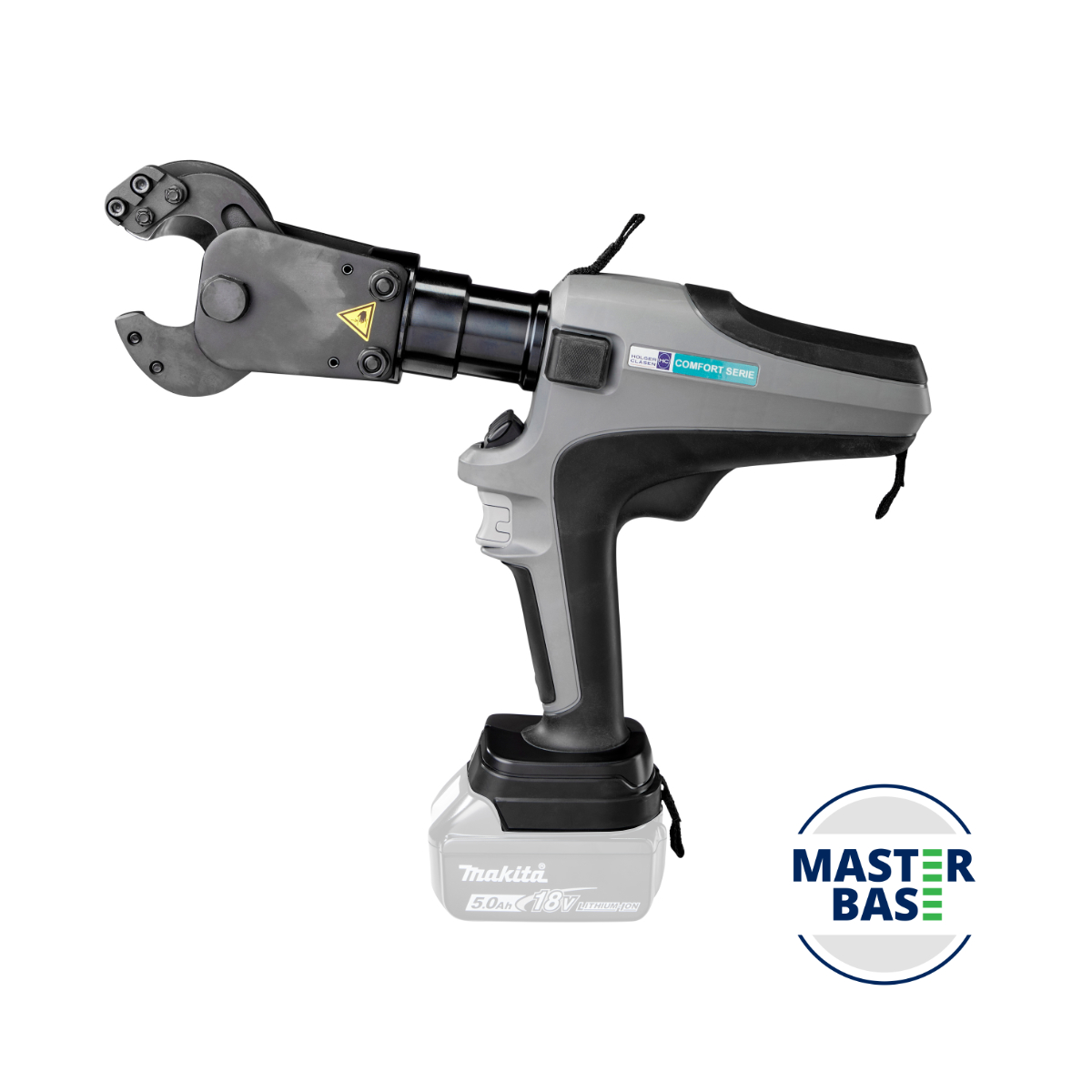 cutmax-c3-ma links Makita kompatibel linke Seitenansicht - 60kN Öffnung 30mm