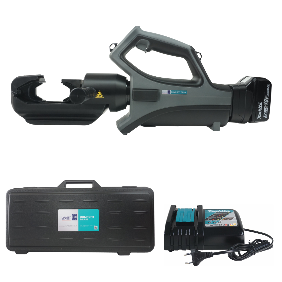 Akku-hydraulisches Presswerkzeug mit MasterBase-Technologie