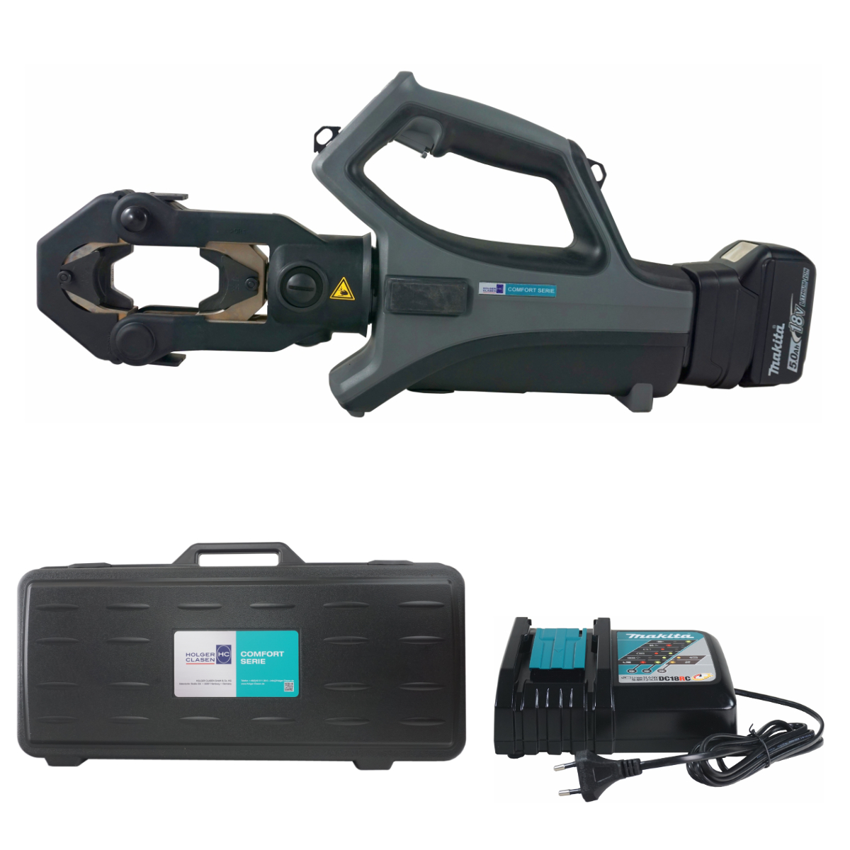 Akku-hydraulisches Presswerkzeug mit MasterBase-Technologie