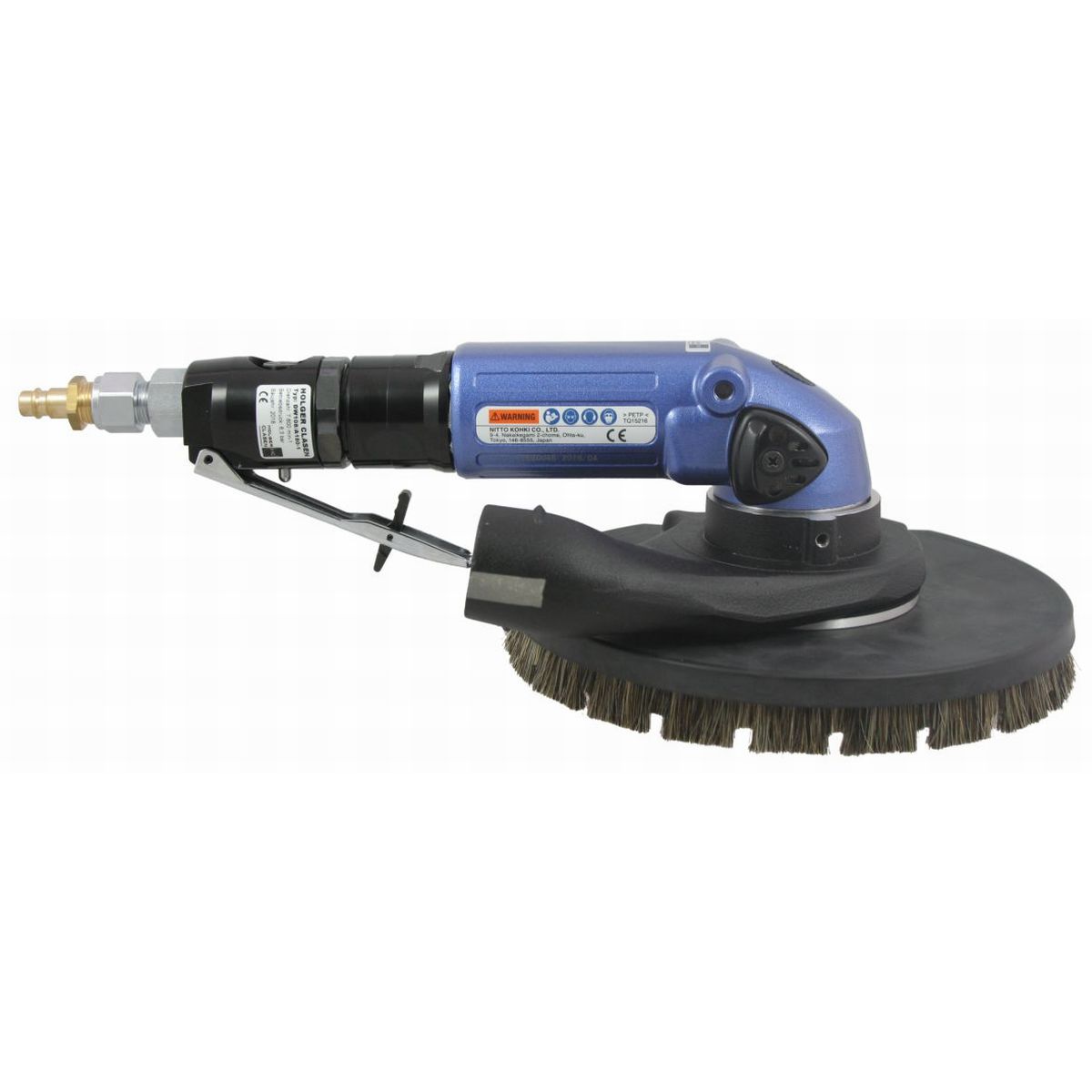 Druckluft-Winkelschleifer mit Absaugung DW108A/180-1 rechte Seitenansicht