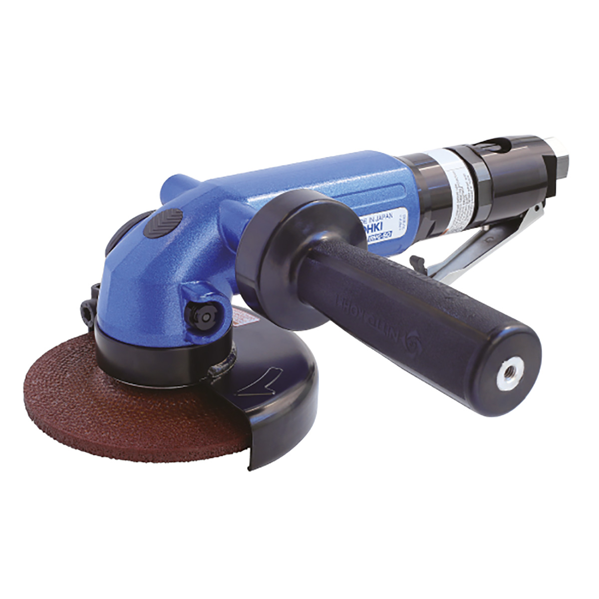 Linke Seitenansicht MYTON MYG-50 Druckluft-Winkelschleifer