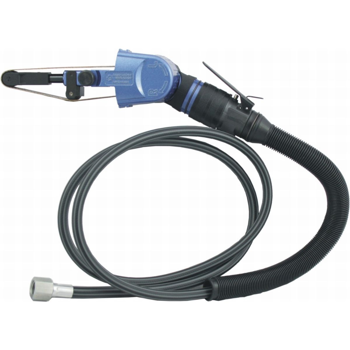 BSR20 Belt Sander reversible - left side view with exhaust hose