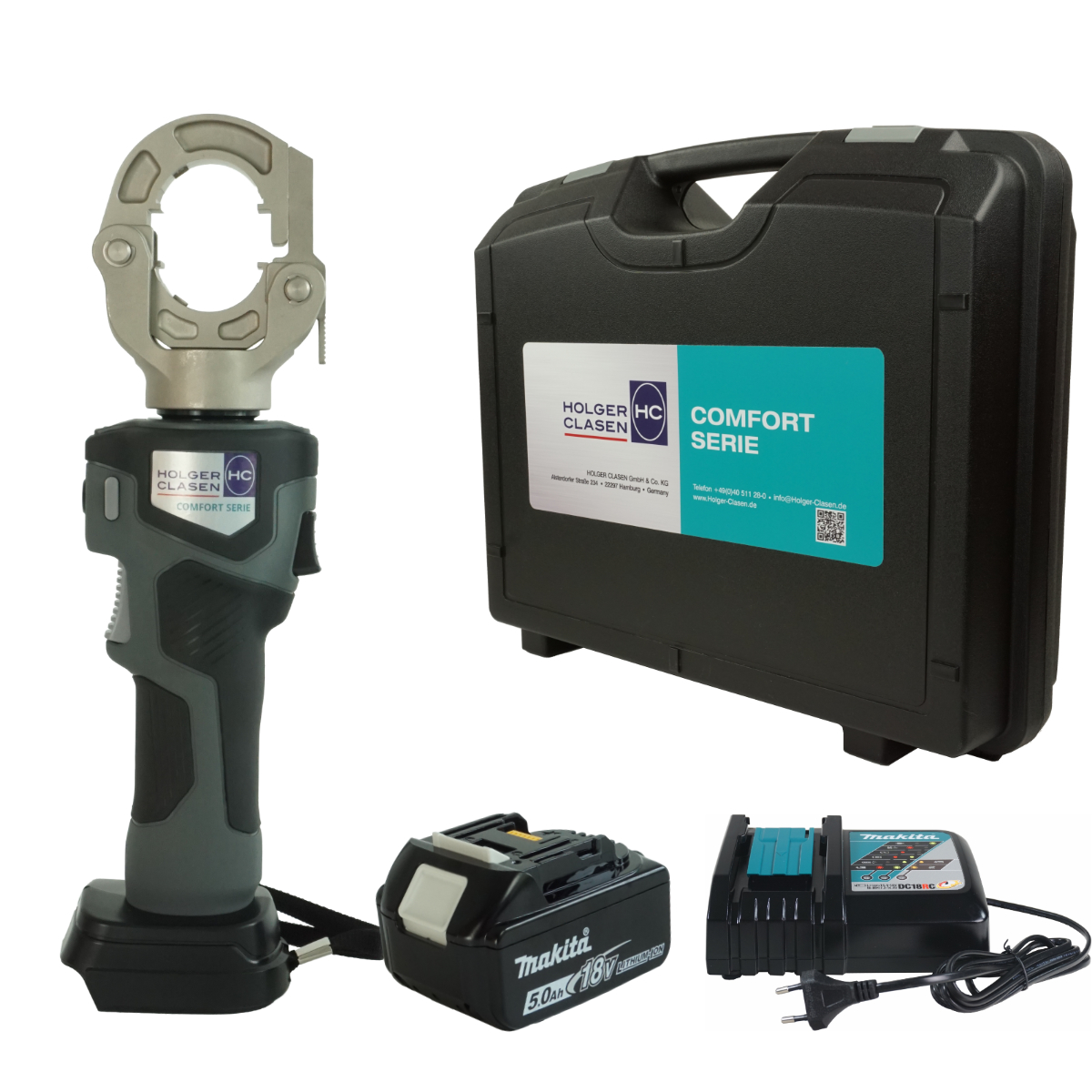 Akku-hydraulisches Presswerkzeug mit MasterBase-Technologie