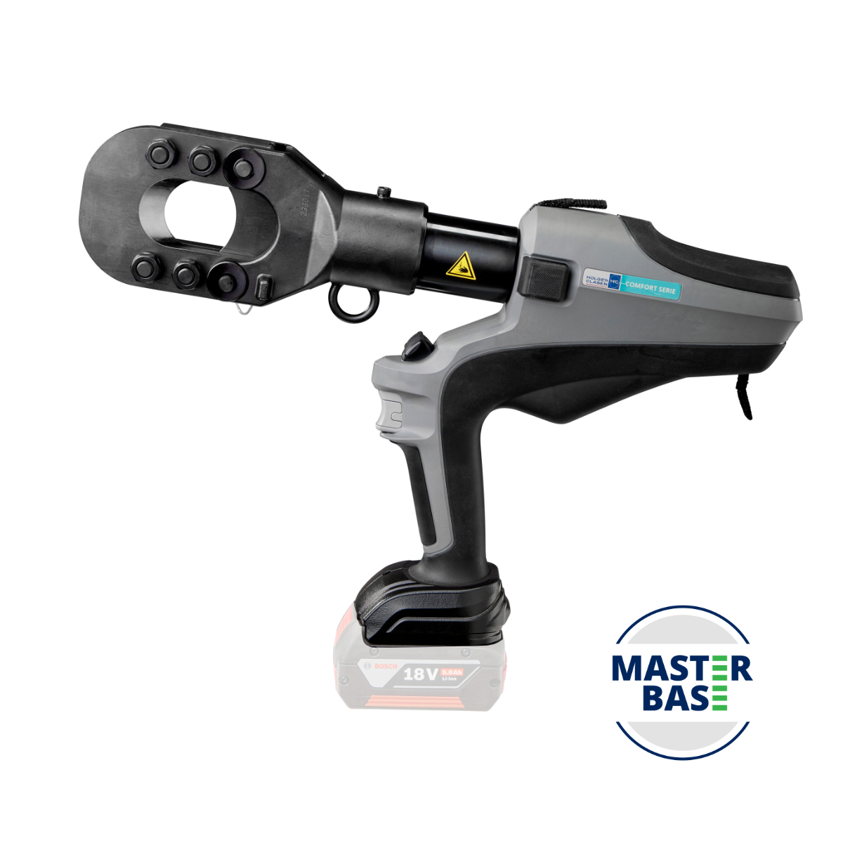 cutmax-c4-bo masterbase Bosch 18V kompatibel linke seitenansicht