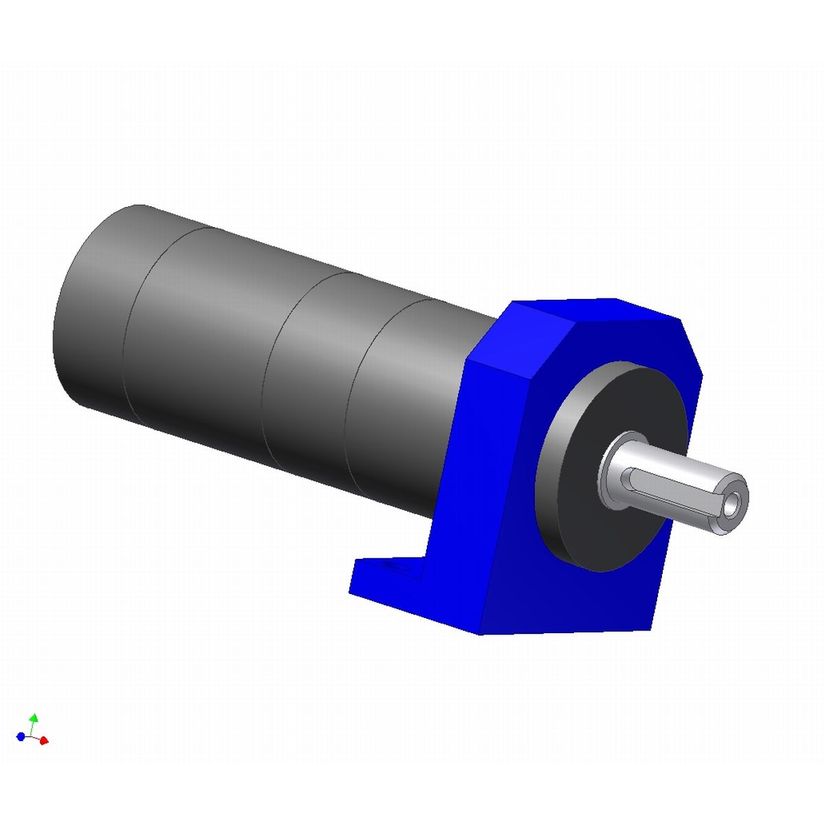 MD22/34 LK115 Double rotor air motor