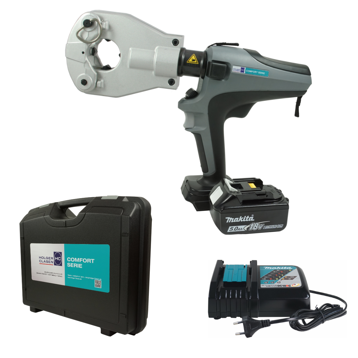 Battery-Operated Hydraulic Crimper with MasterBase technology