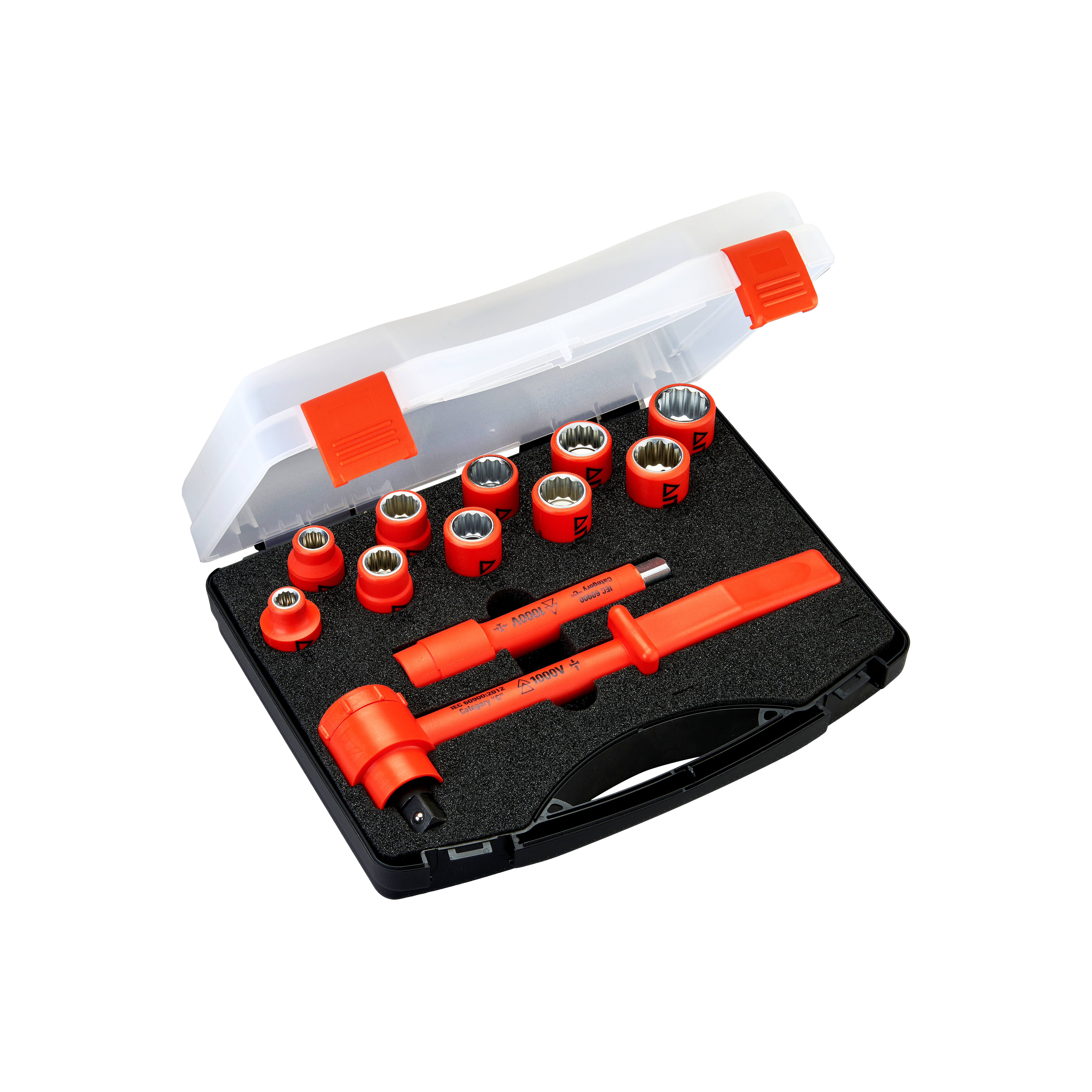 1/2" Drive 12 Piece Metric Socket Set
