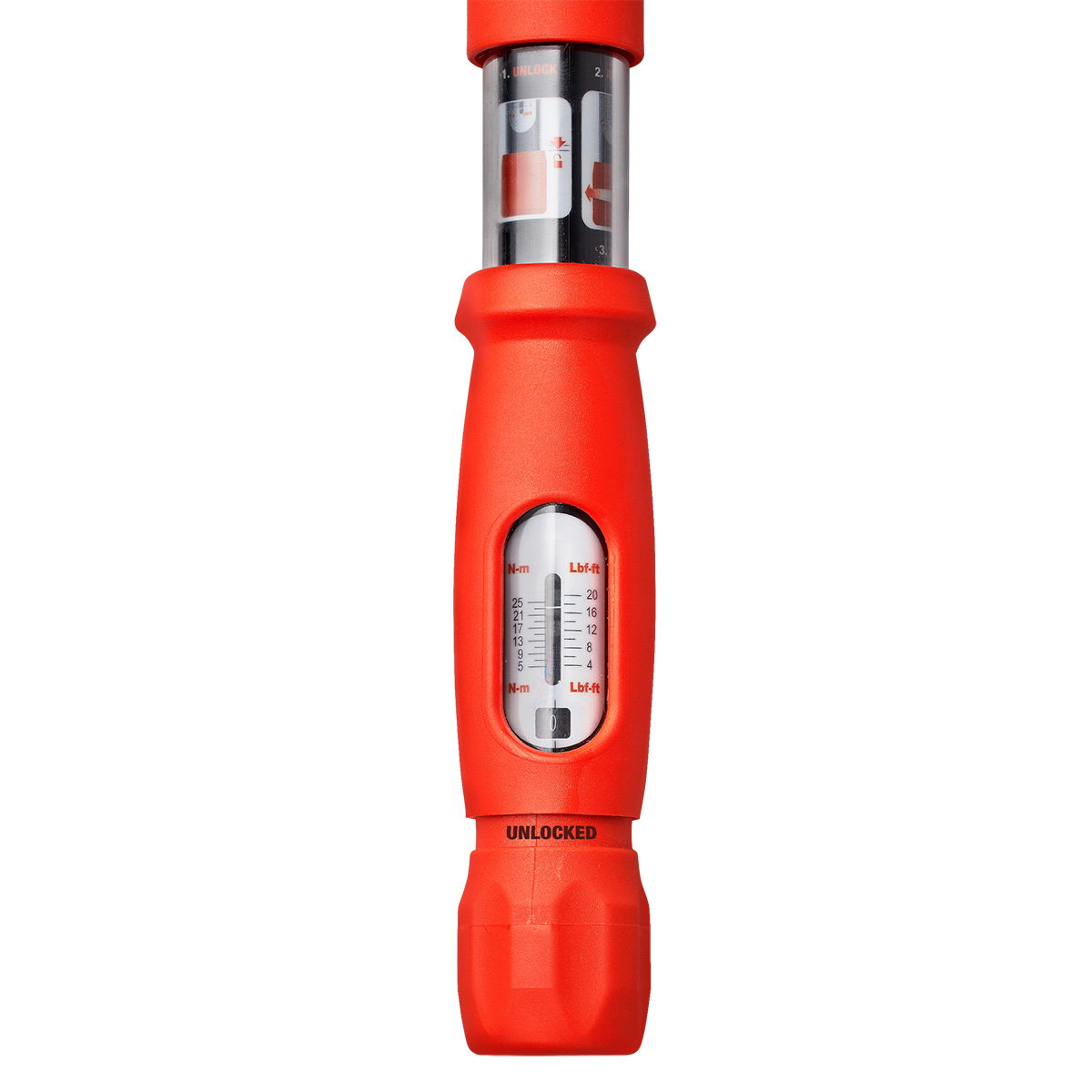 3/8" Drive Torque Wrench (12-60 Nm) detail Torque display