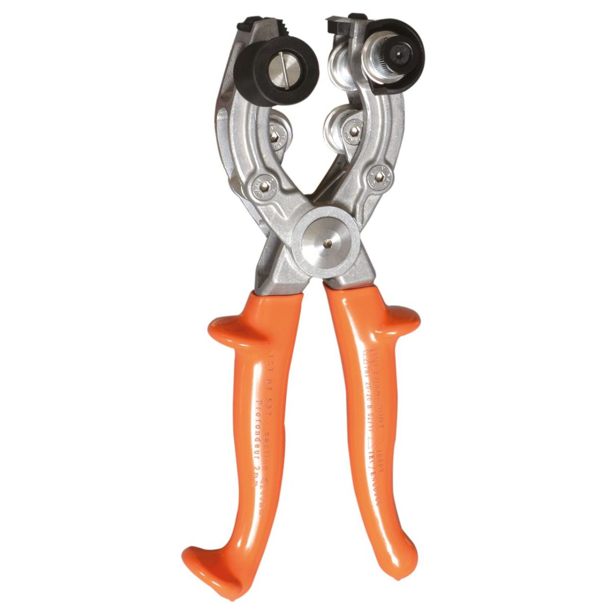 Abisolierzange, isoliert, 4 Klingen