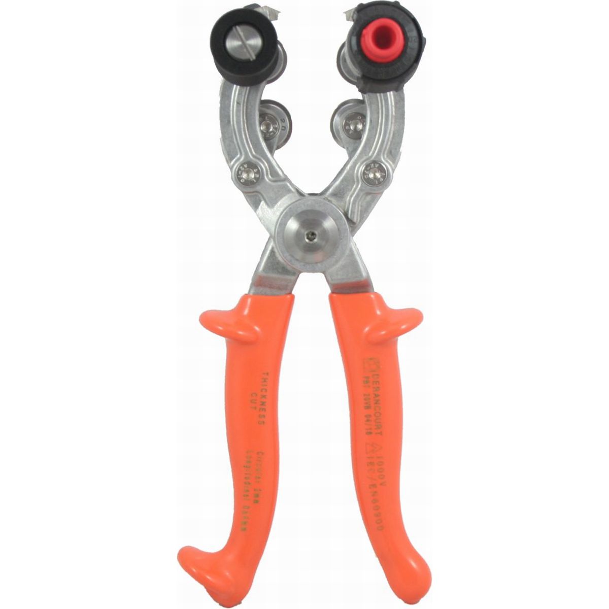 Stripping plier, insulated, 4 blades
