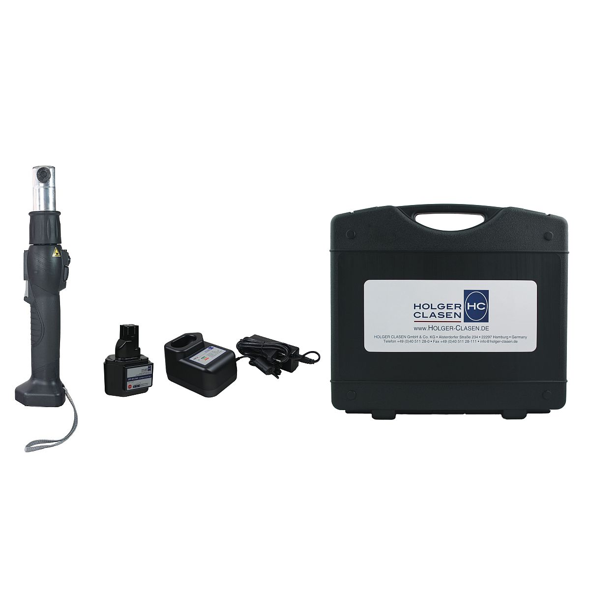 Battery drive set for pressing, cutting + bending attachment % Action % Battery drive set for pressing, cutting + bending attachment % Action %