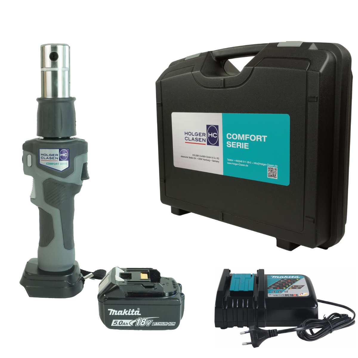 triliner-c-ma - Set Werkzeug - Antriebseinheit - mit Battery, Ladegerät und Koffer, ohne Aufsätze