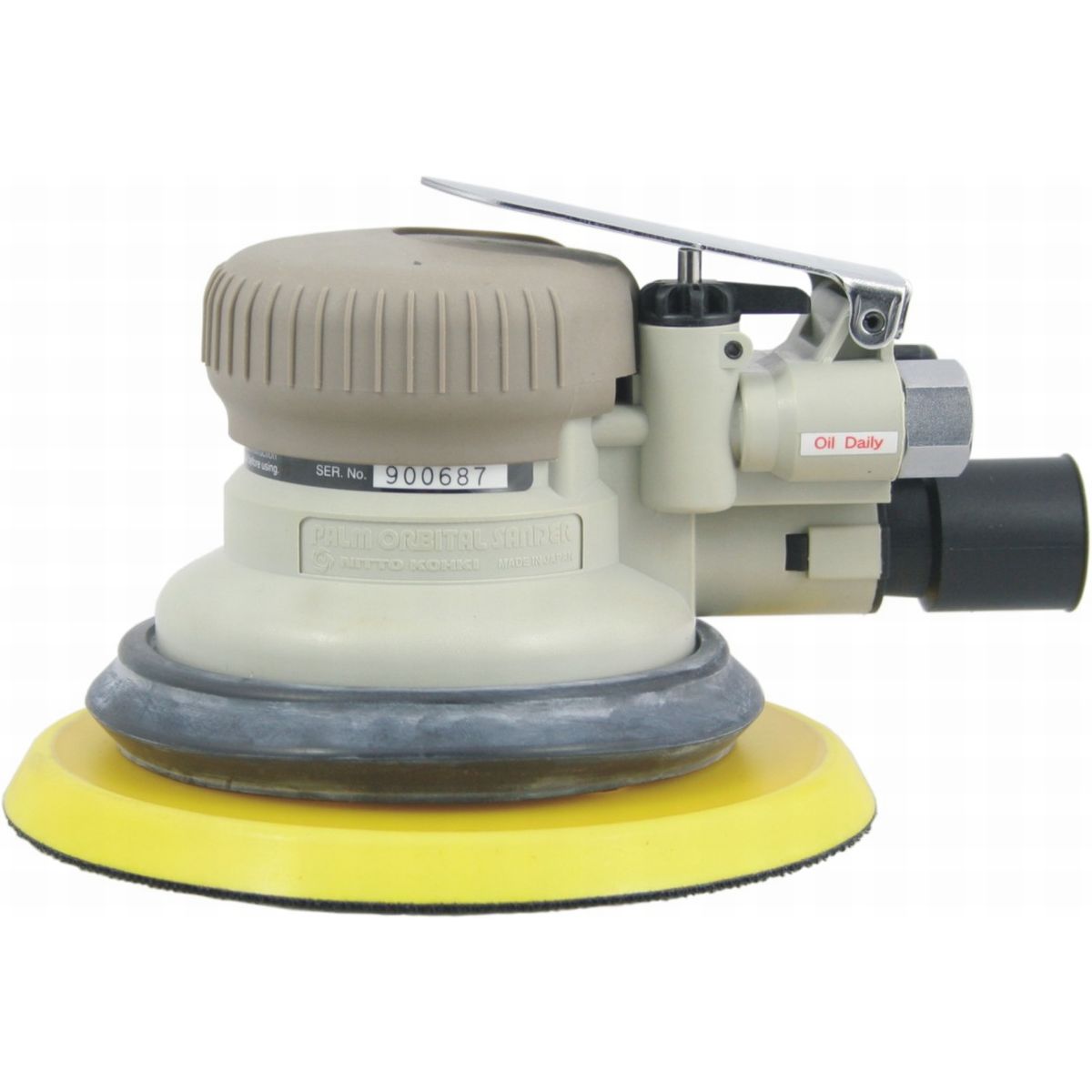 APS150A Random orbital sander with suction left side view