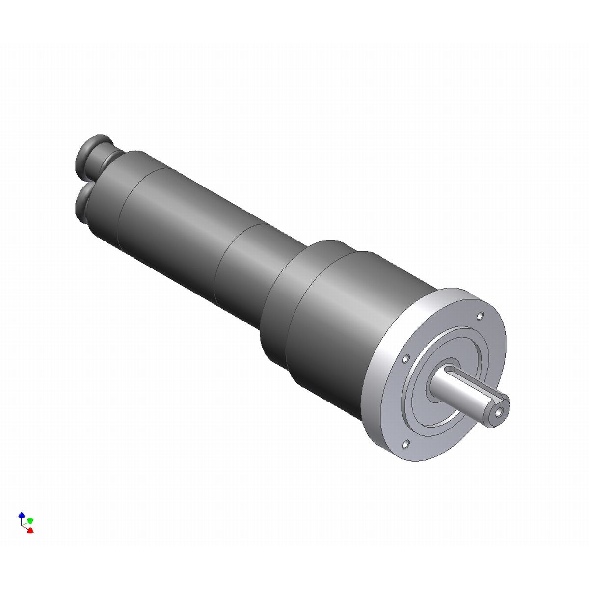 Doppelrotor Druckluftmotor