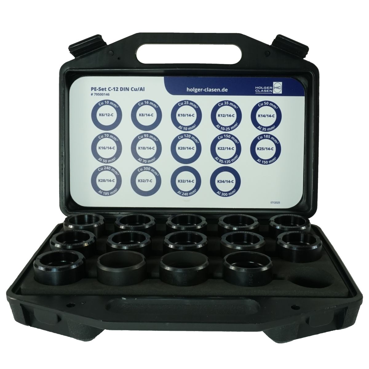 79500146 PE-Set C-12 Cu-Al DIN FF01 Presseinsatz-Set PressMax-C12 DIN Cu-Al