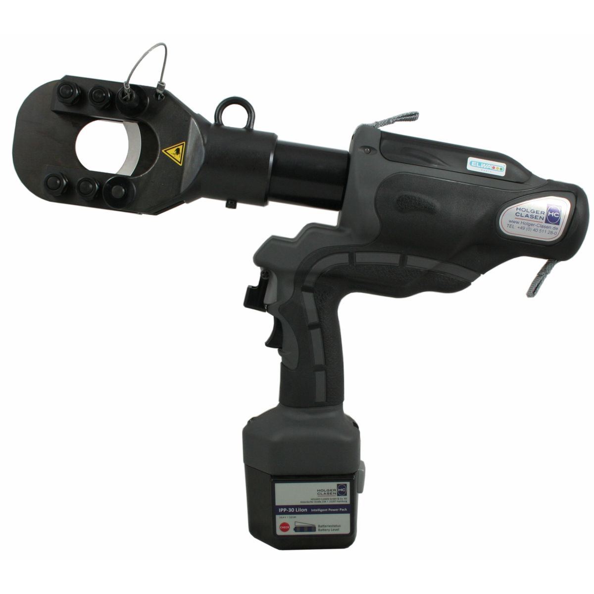 Battery-operated hydraulic cutting tool % Action % Battery-operated hydraulic cutting tool % Action %