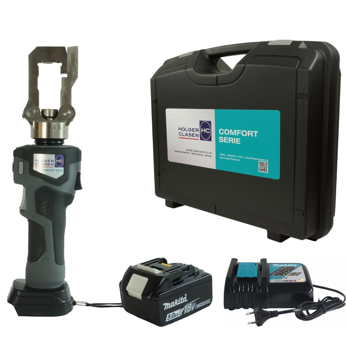 Akku-hydraulisches Presswerkzeug mit MasterBase-Technologie