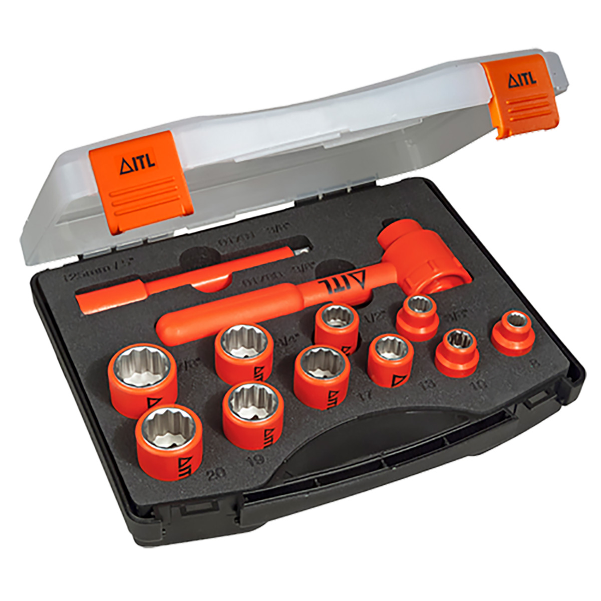 3/8" Drive 12 Piece Metric Socket Set